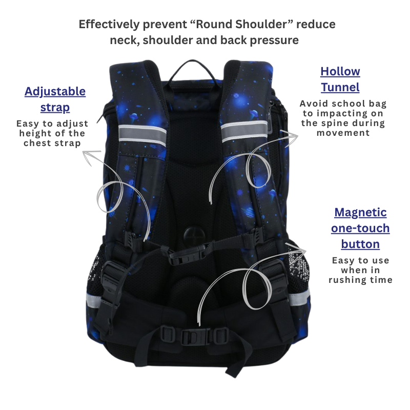 DR.KONG BACKPACKS M SIZE DK-1Z12B1111AM-BLB