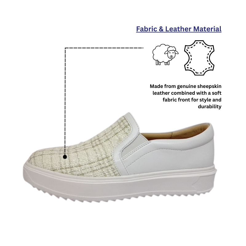 DR.KONG WOMEN COMFORT CASUAL SHOES DK-W5001496-WHT