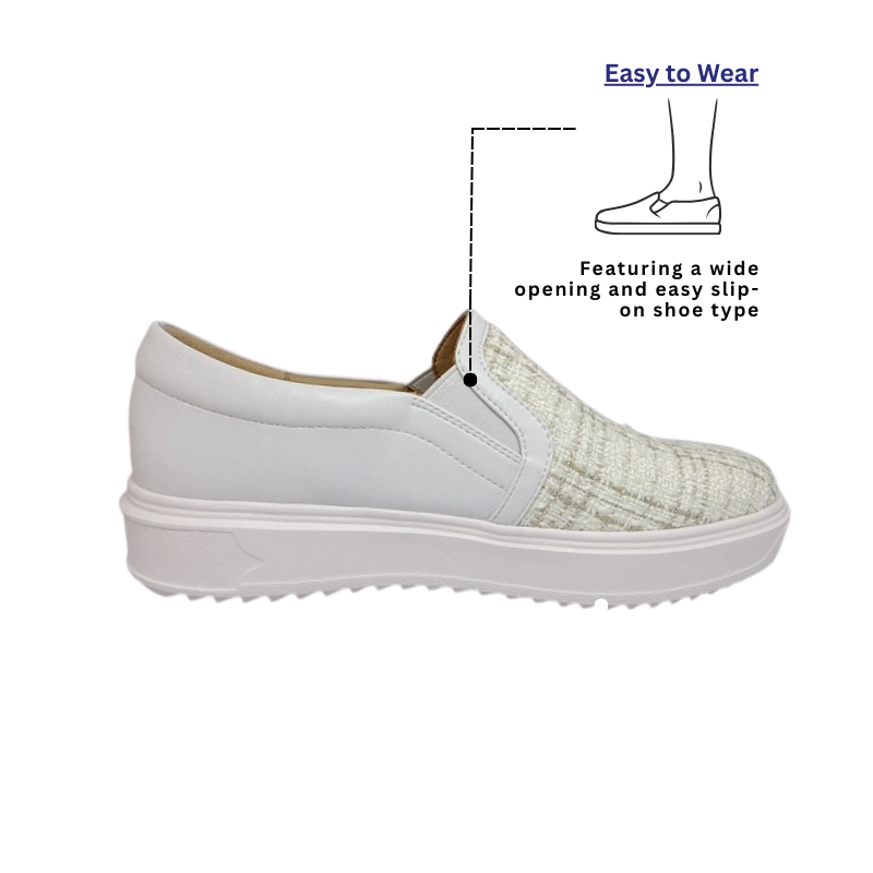DR.KONG WOMEN COMFORT CASUAL SHOES DK-W5001496-WHT