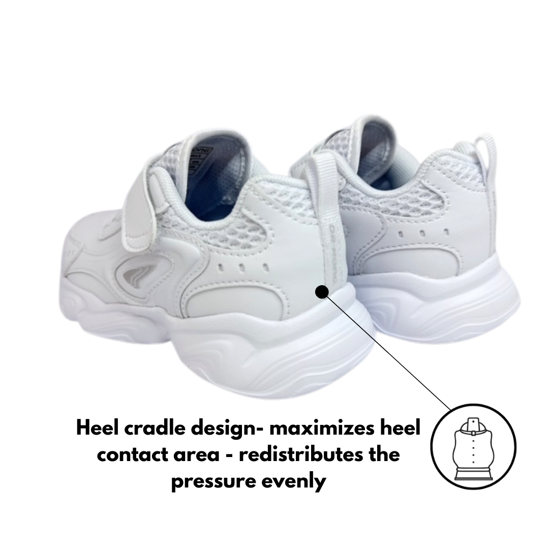 DR.KONG HEALTH SCHOOL SHOES (WHITE) DK-1B16A1090AX
