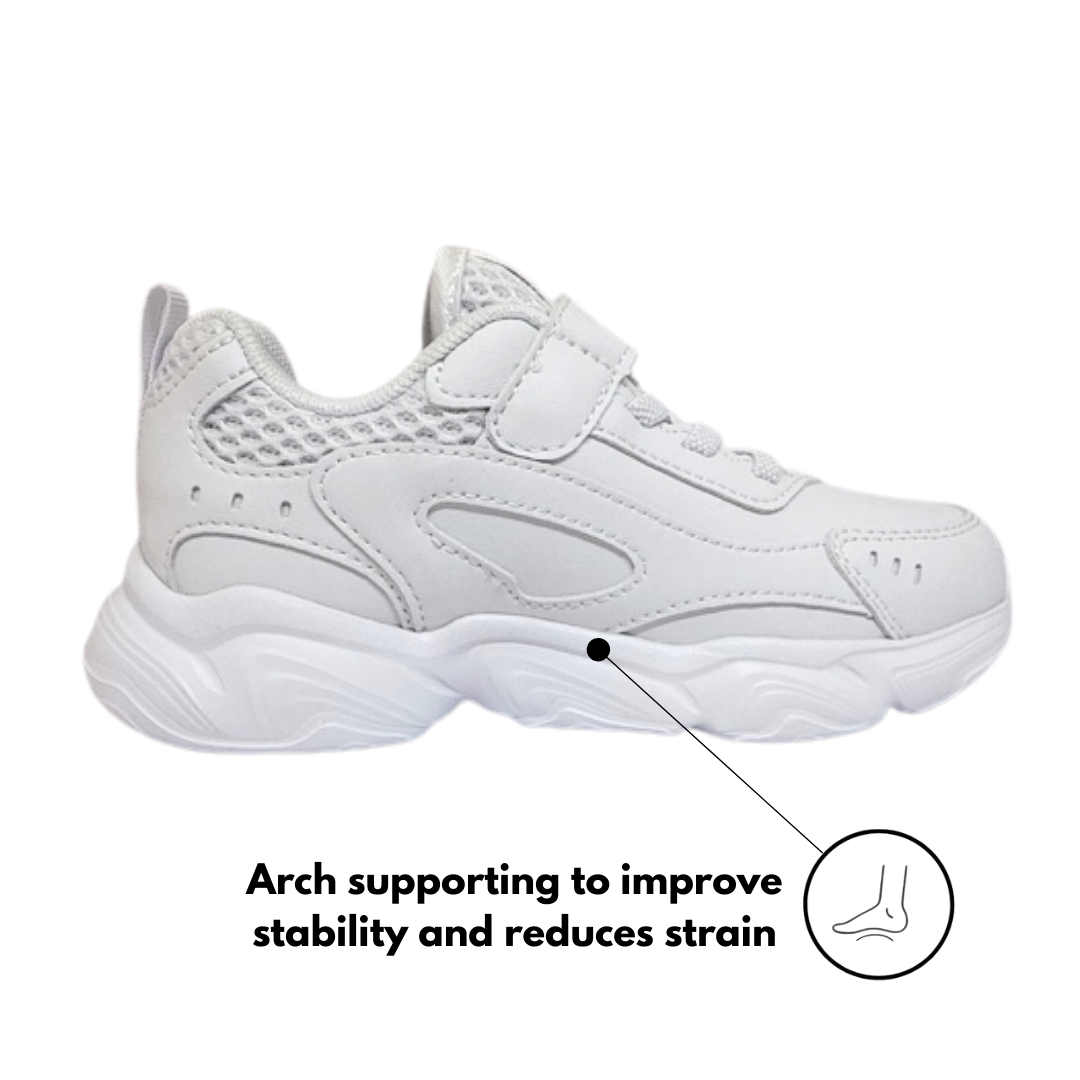 DR.KONG HEALTH SCHOOL SHOES (WHITE) DK-1B16A1090AX