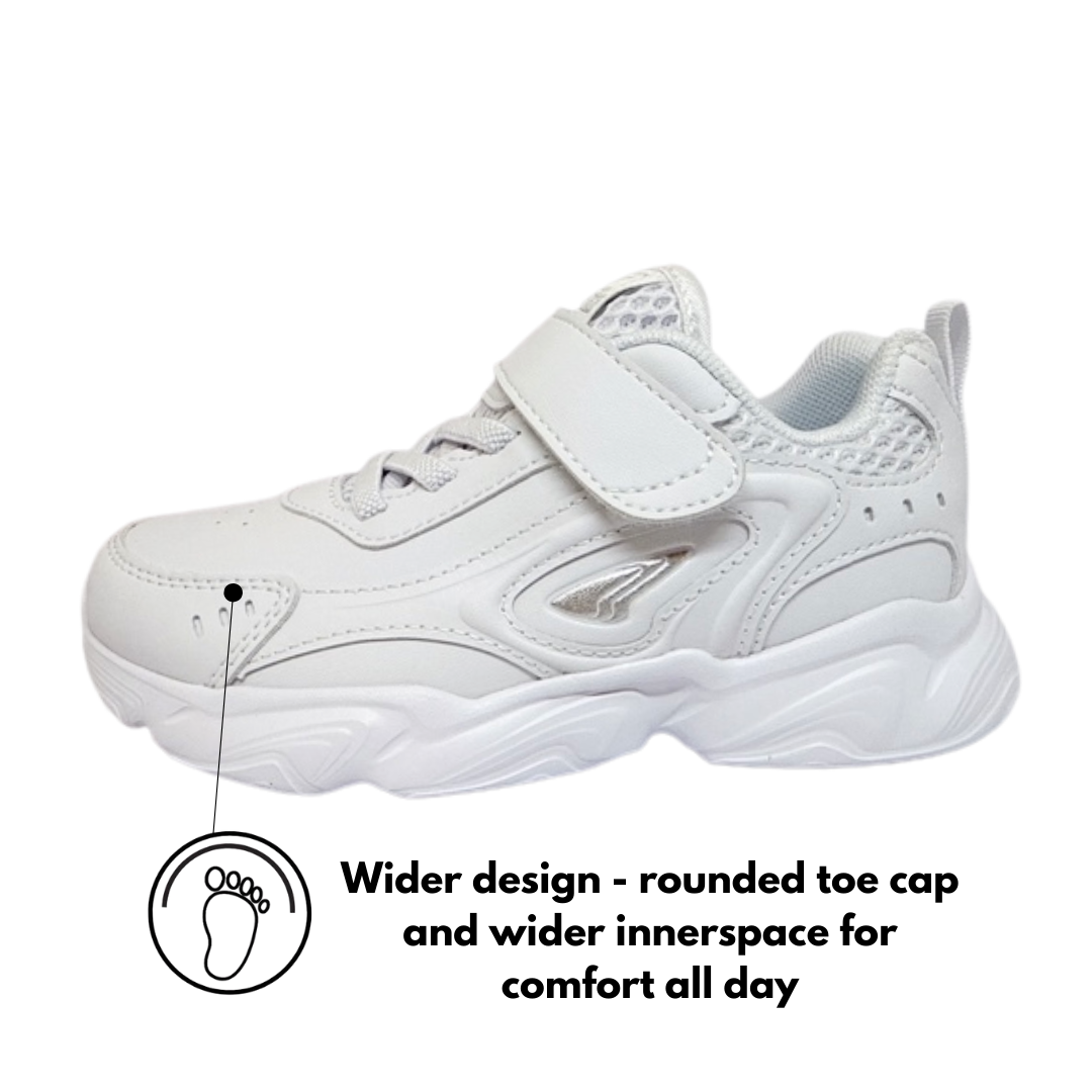 DR.KONG HEALTH SCHOOL SHOES (WHITE) DK-1B16A1090AX