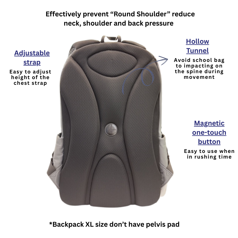DR.KONG BACKPACKS XL SIZE DK-1Z14A3051AM-GRY