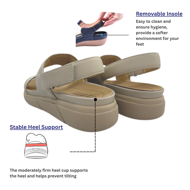 DR.KONG WOMEN REMOVABLE INSOLE SANDALS DK-1S80A2012AW