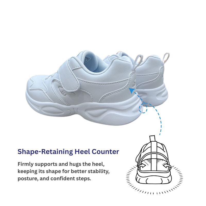 DR.KONG HEALTH SCHOOL SHOES (WHITE) DK-2B16A1043AX-DSA