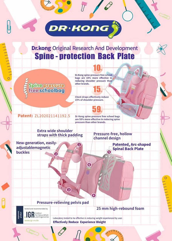 DR.KONG BACKPACKS S SIZE DK-1Z11A3061AM-BLK