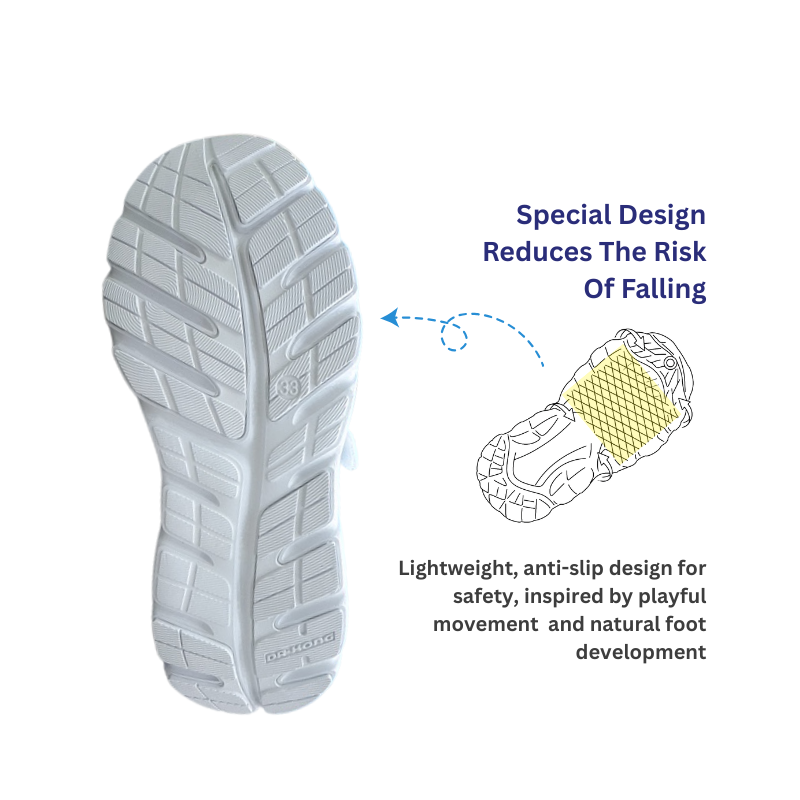 DR.KONG HEALTH SCHOOL SHOES (WHITE) DK-C65079E3-WHT