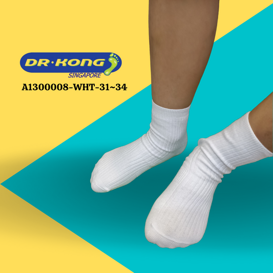 DR.KONG HEALTH SOCKS DK-A1300008-WHT
