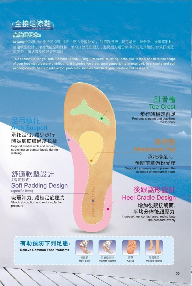 DR.KONG WOMEN TOTAL CONTACT SANDALS DK-1S30A2014AW