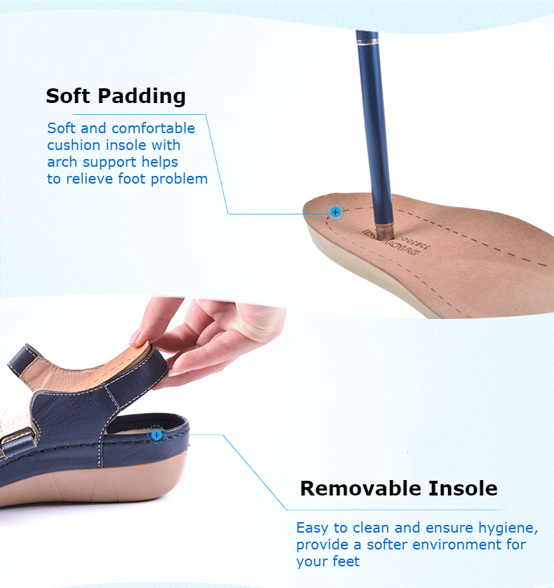 DR.KONG WOMEN REMOVABLE INSOLE SANDALS DK-1S80A2005AW