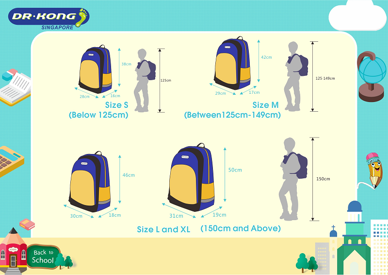 DR.KONG BACKPACKS M SIZE DK-N003-BLU