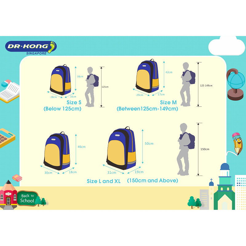 DR.KONG BACKPACKS S SIZE DK-1100280-PPB