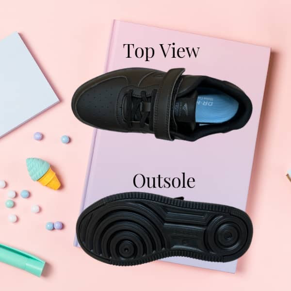 DR.KONG HEALTH SCHOOL SHOES (BLACK) DK-C1006528-BLK