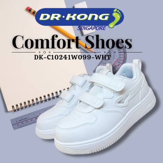 DR.KONG HEALTH SCHOOL SHOES (WHITE) DK-C10241W099-WHT