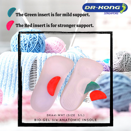 DR.KONG BIO-GEL 3/4 ANATOMIC INSOLES DK-DKA41 - FOOT CARE ACCESSORIES