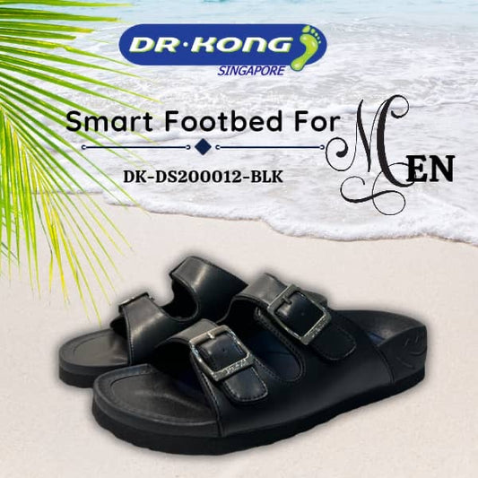 DR.KONG WOMEN SMART FOOTBED SANDALS DK-DS200012-BLK