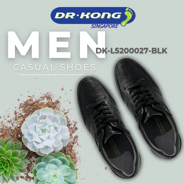 DR.KONG SENIOR (MEN) / ELDERLY SHOES DK-L52915E3-BLK(RP : $259