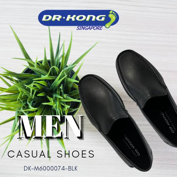 DR.KONG MEN'S COMFORT FORMAL SHOES DK-M6000074-BLK