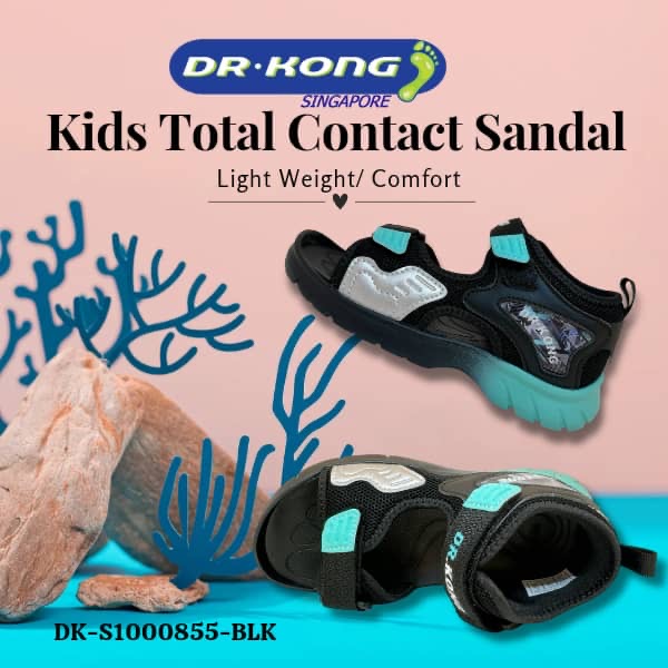 DR.KONG KIDS TOTAL CONTACT SANDALS DK-S1000855-BLK
