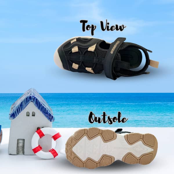 DR.KONG KIDS TOTAL CONTACT SANDALS DK-S2000630-BLK(RP : $129)