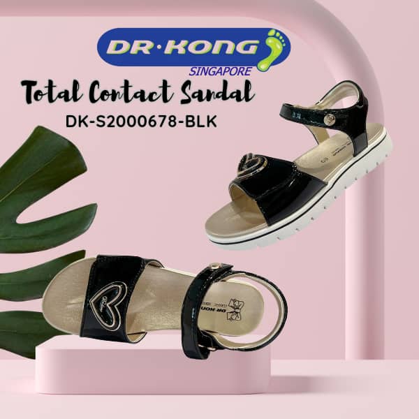 DR.KONG KIDS TOTAL CONTACT SANDALS DK-S2000678-BLK(RP : $139)
