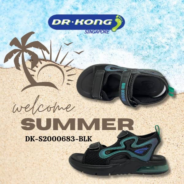 DR.KONG KIDS TOTAL CONTACT SANDALS DK-S2000683-BLK