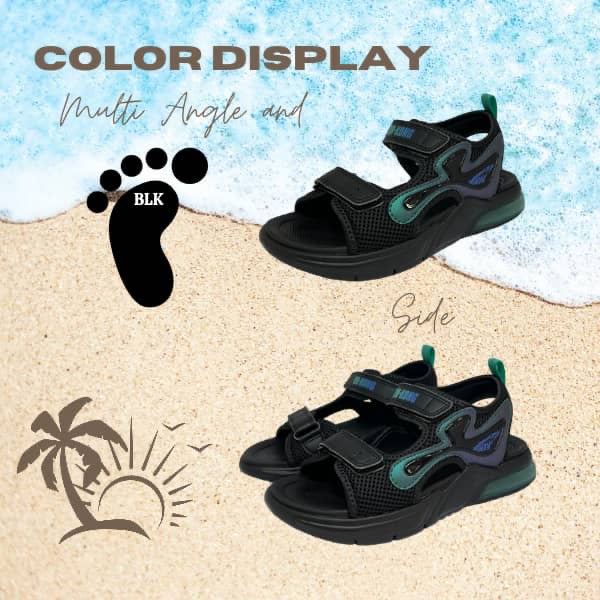 DR.KONG KIDS TOTAL CONTACT SANDALS DK-S2000683-BLK