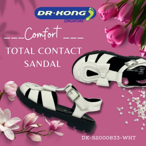 DR.KONG KIDS TOTAL CONTACT SANDALS DK-S2000833-WHT