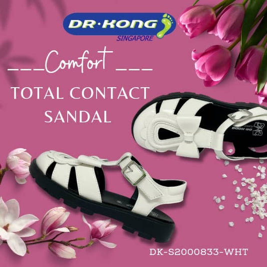 DR.KONG KIDS  TOTAL CONTACT SANDALS DK-S2000833-WHT