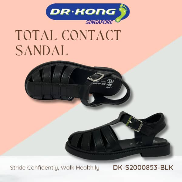 DR.KONG KIDS TOTAL CONTACT SANDALS DK-S2000853-BLK(RP : $129)