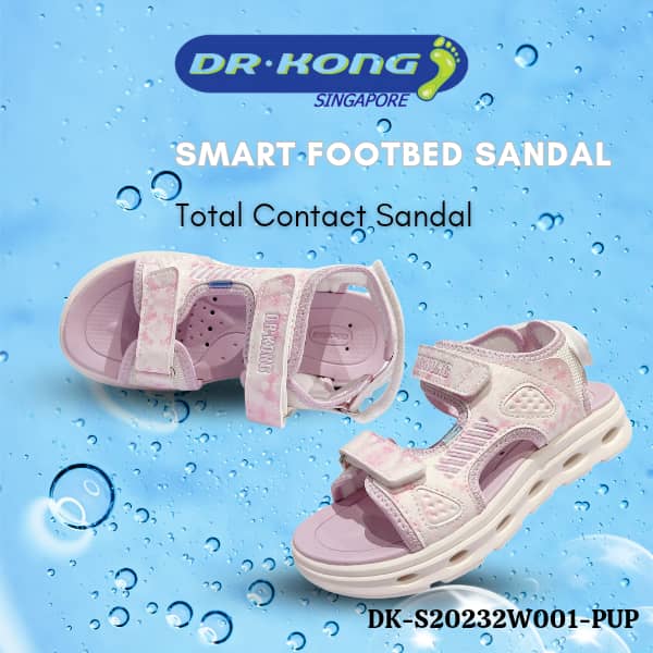 DR.KONG KIDS TOTAL CONTACT SANDALS DK-S20232W001-PUP(RP : $129)