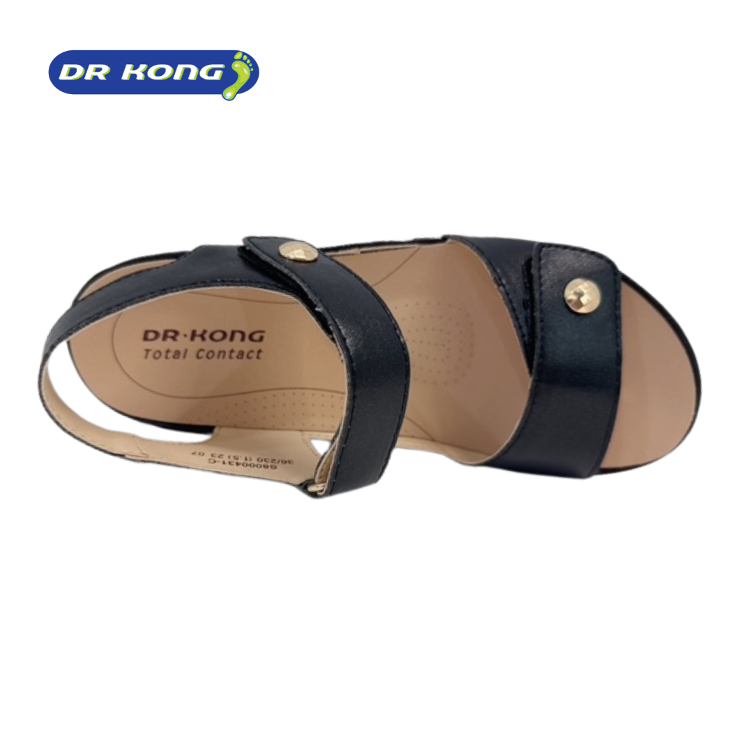 DR.KONG WOMEN REMOVABLE INSOLE SANDALS DK-S8000431-BLK(RP : $159)