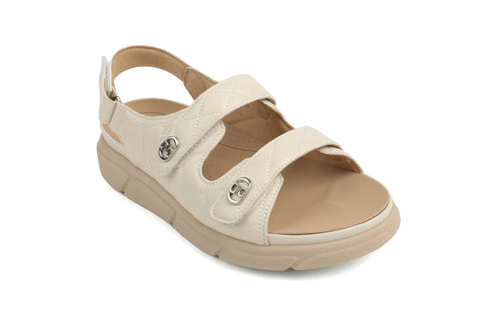 DR.KONG WOMEN REMOVABLE INSOLE SANDALS DK-S8000473-BEI