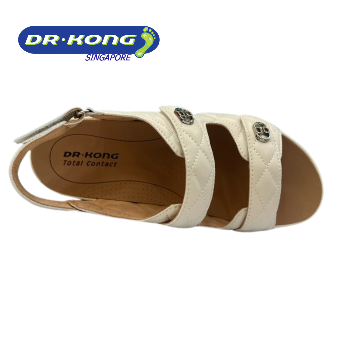 DR.KONG WOMEN REMOVABLE INSOLE SANDALS DK-S8000473-BEI
