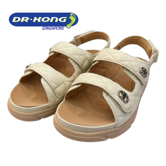 DR.KONG WOMEN REMOVABLE INSOLE SANDALS DK-S8000473-BEI