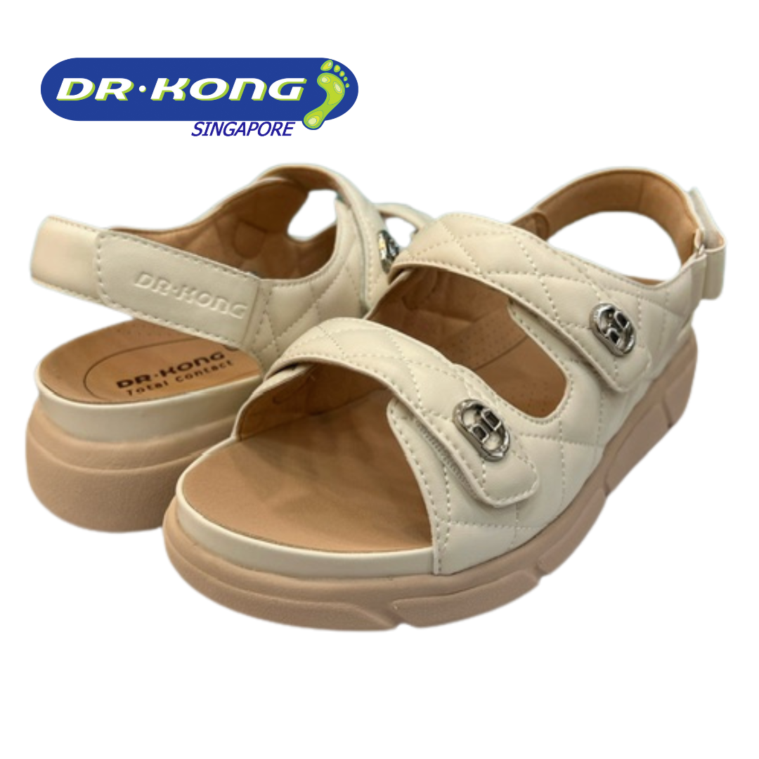 DR.KONG WOMEN REMOVABLE INSOLE SANDALS DK-S8000473-BEI