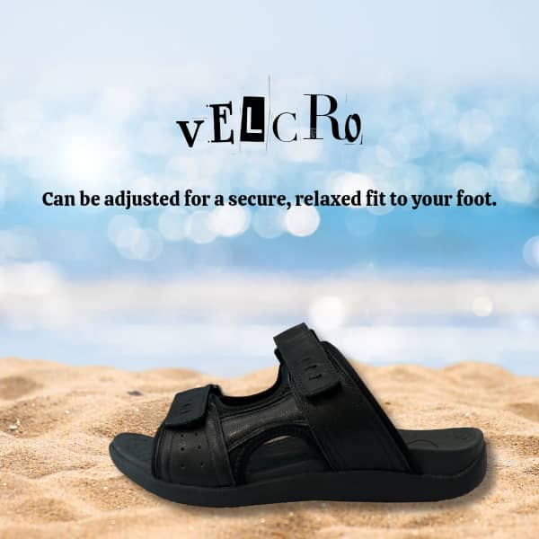 DR.KONG MEN'S TOTAL CONTACT SANDALS DK-S9000286-BLK