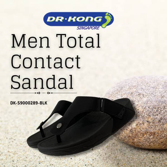 DR.KONG MEN'S TOTAL CONTACT SANDALS DK-S9000289-BLK