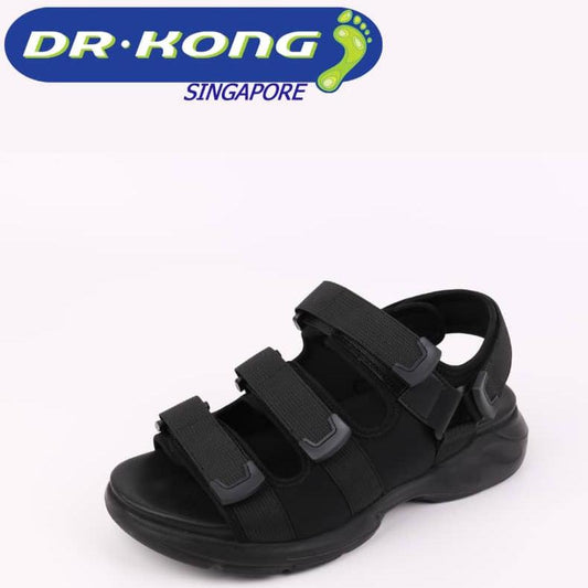 DR.KONG MEN'S TOTAL CONTACT SANDALS DK-S9000301-BLK