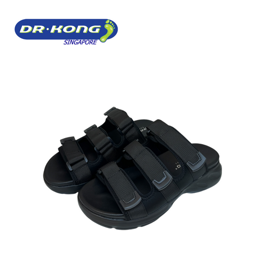 DR.KONG MEN'S TOTAL CONTACT SANDALS DK-S9000302-BLK