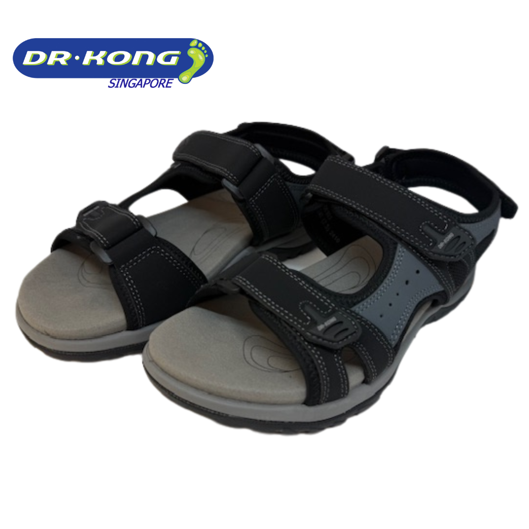 DR.KONG MEN'S TOTAL CONTACT SANDALS DK-S9000303-BLK(RP : $169)