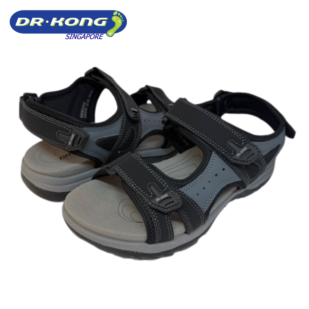 DR.KONG MEN'S TOTAL CONTACT SANDALS DK-S9000303-BLK(RP : $169)