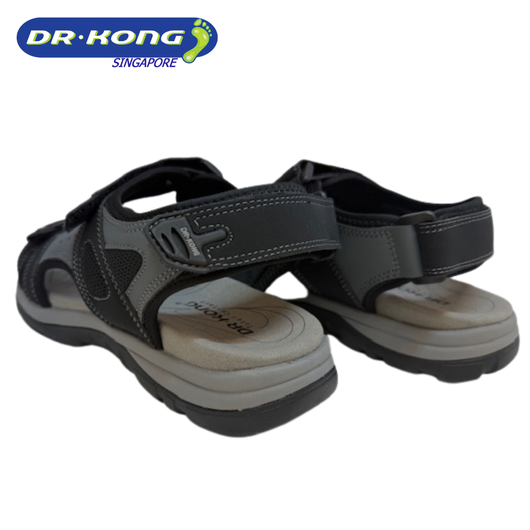 DR.KONG MEN'S TOTAL CONTACT SANDALS DK-S9000303-BLK(RP : $169)