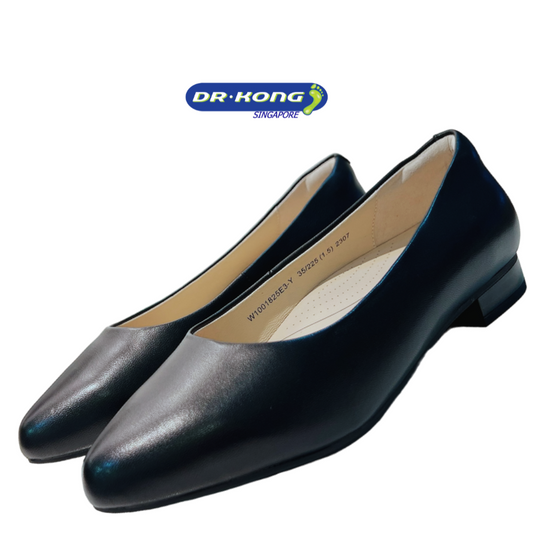 DR.KONG WOMEN COMFORT FLAT SHOES DK-W1001825E3-BLK