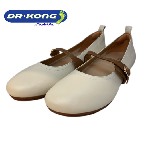 DR.KONG WOMEN COMFORT FLAT SHOES DK-W1001840-BEI