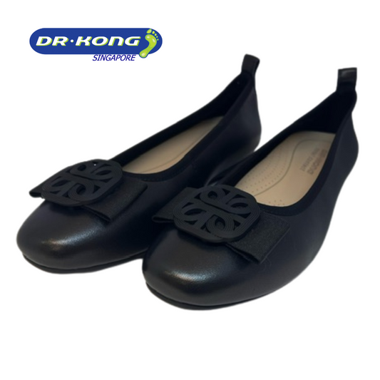 DR.KONG WOMEN COMFORT FLAT SHOES DK-W1001864-BLK