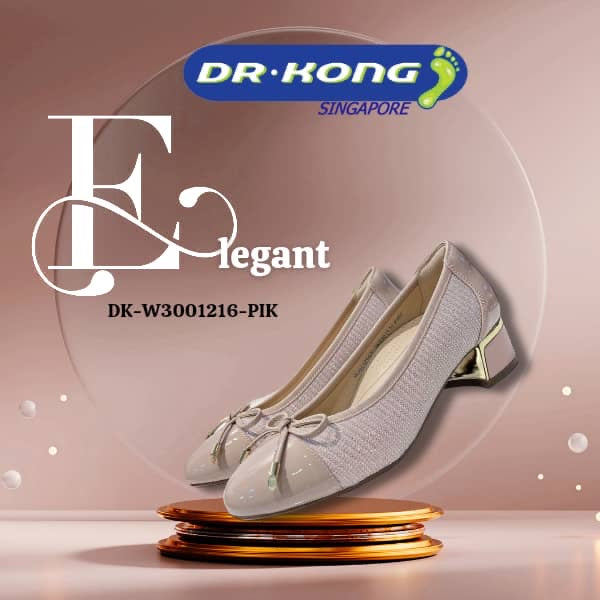 DR.KONG WOMEN COMFORT HEEL SHOES DK-W3001216-PIK