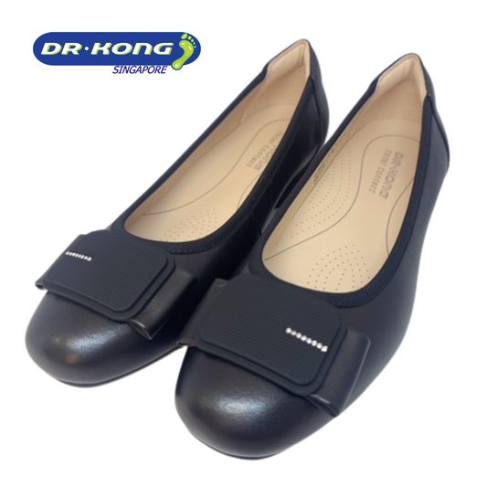 DR.KONG WOMEN COMFORT HEEL SHOES DK-W3001225-BLK