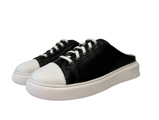 WOMEN COMFORT SLIP ON MULES SHOES DK-W5001461-BLK