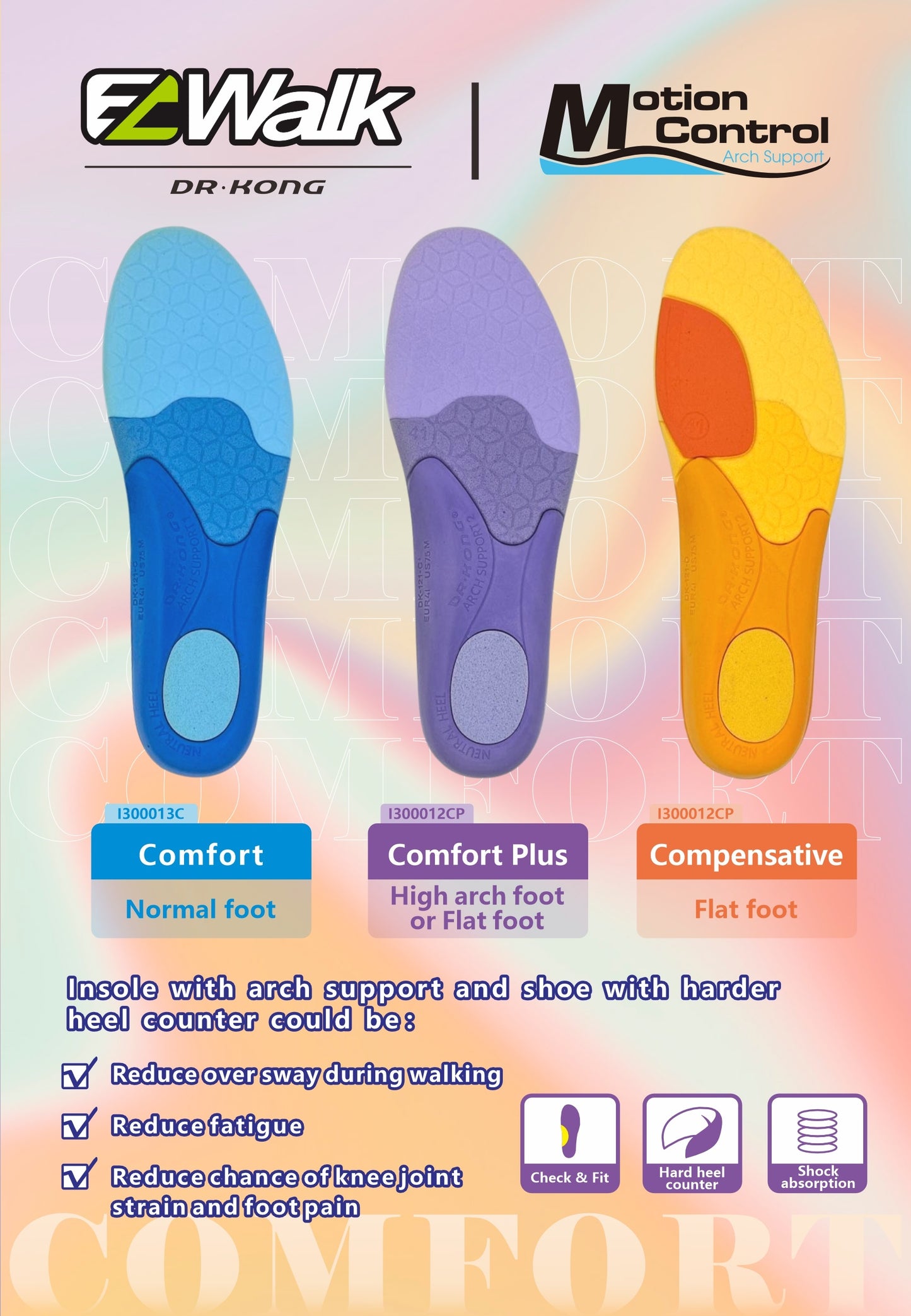 DR.KONG WOMEN EZWALK SPORT SHOES DK-CE001535-PIK